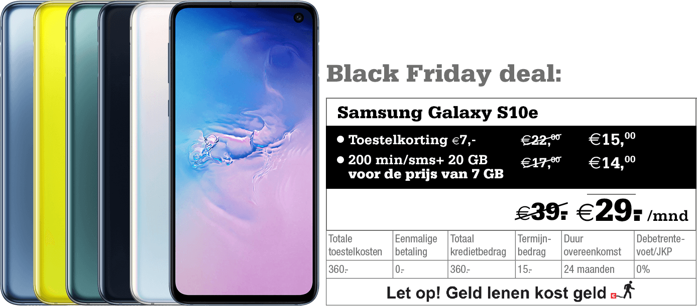 Black Friday: Tele2 mobiel