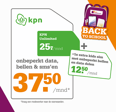 Back to School korting bij Telecombinatie: Voordelig mobiel abonnement voor je kind het nieuwe schooljaar | Telecombinatie
