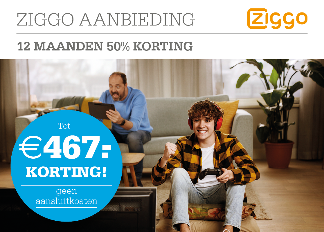 Ziggo snelheidsverhoging 2023 sneller uploaden en downloaden www