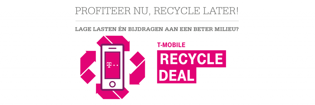 T-Mobile Recycle Deal: lage maandlasten, beter milieu