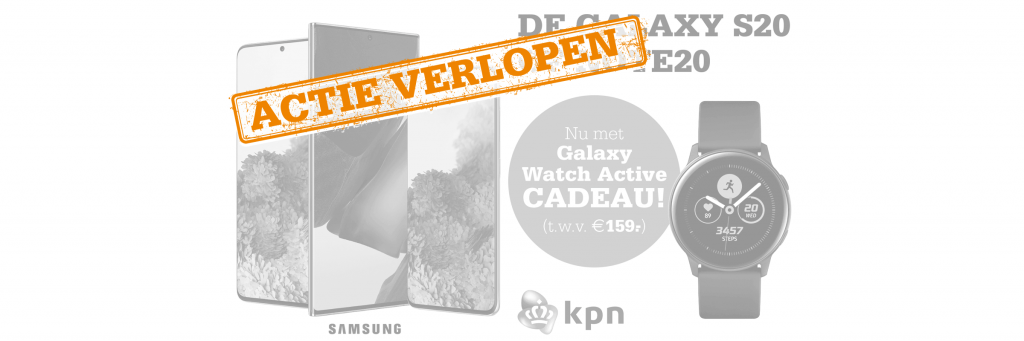 De Samsung Galaxy S20 en Note20 nu met Smartwatch kado!