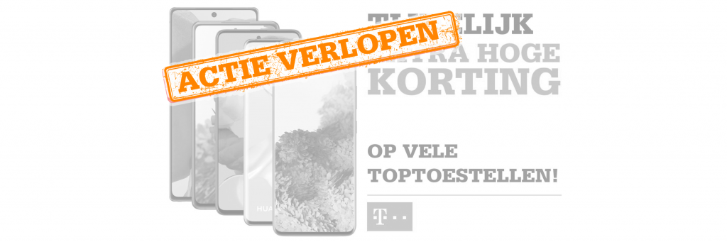 Extra korting op vele toptoestellen i.c.m. T-Mobile!