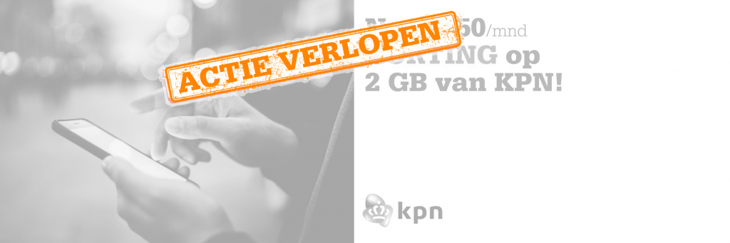 KPN deal: nu extra korting op de 2GB-bundel! 