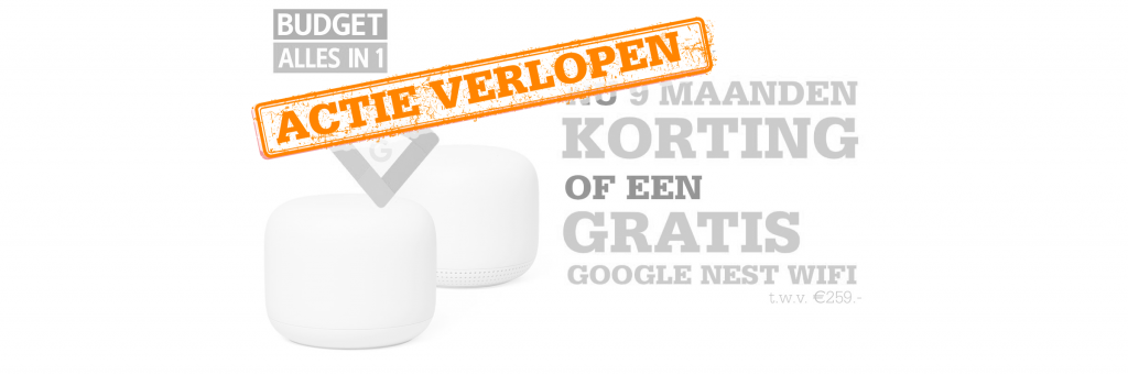 Budget Internet & TV: nu met hoge korting of een gratis Google Nest Wifi