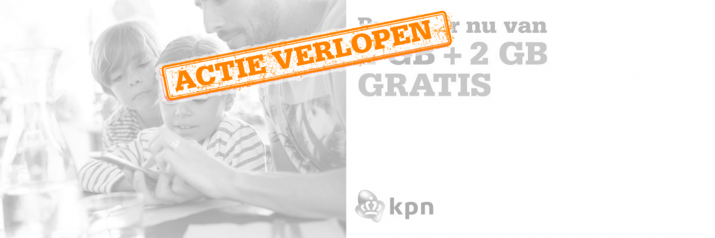 KPN deal: nu 2GB + 2GB gratis! 