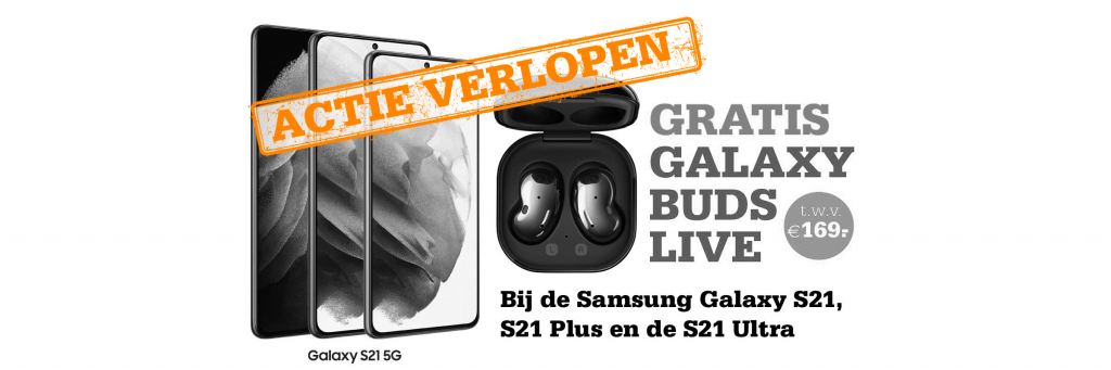 Gratis Galaxy Buds Live bij de Samsung Galaxy S21, S21 + en de S21 Ultra