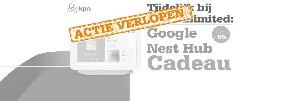 KPN Unlimited Google Nest Hub