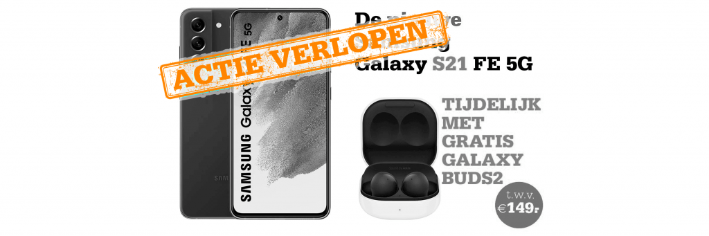 Samsung Galaxy S21 FE met gratis Galaxy Buds2