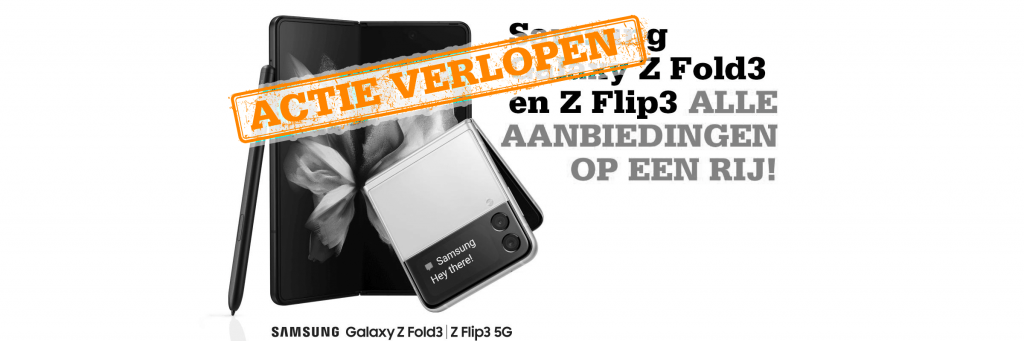 Alle Samsung Galaxy Z Fold 3 en Z Flip 3 acties op een rij! 