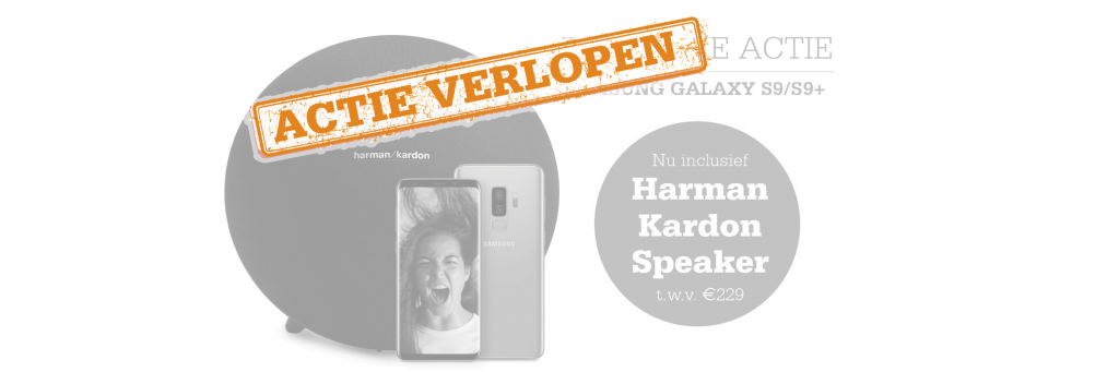 Gratis Harman Kardon speaker bij de S9 of S9+