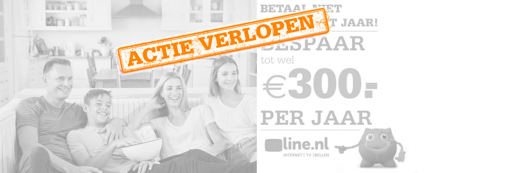 Bespaar tot wel €300,- per jaar op Internet, TV en Bellen