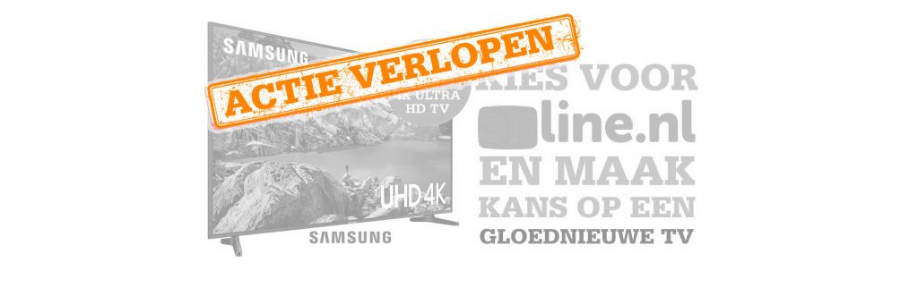 Superscherpe deal: win een 4K Ultra HD TV i.c.m. Online.nl!