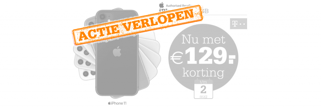 De iPhone 11 nu met €129,- korting