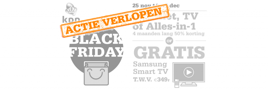 Telecombinatie Black Friday-Deal: KPN