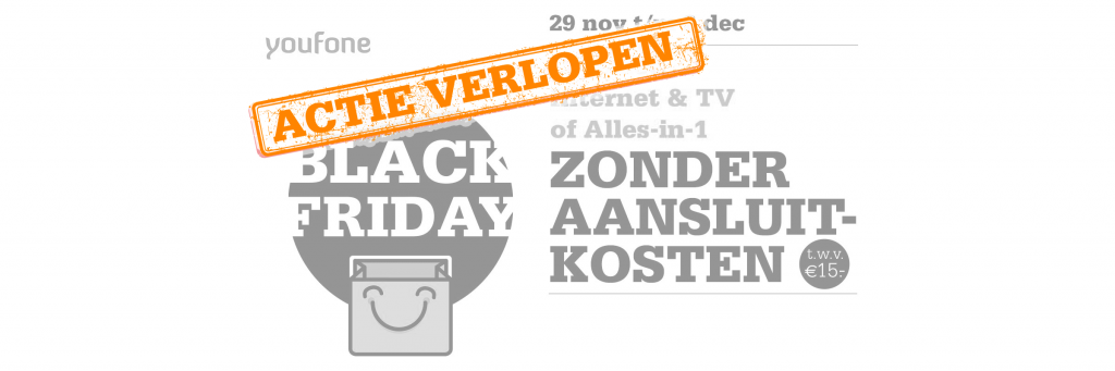 Telecombinatie Black Friday-Deal: Youfone