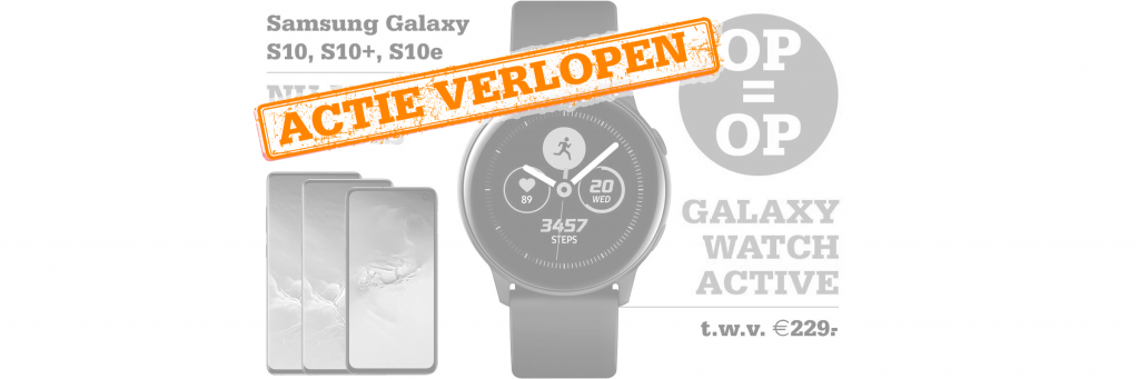 Tijdelijk: gratis Galaxy Watch bij de Samsung S10e/S10/S10+ 