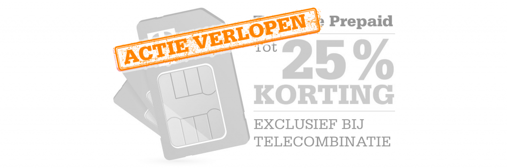 Tot 25% korting op T-Mobile Prepaid 