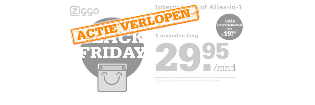 Telecombinatie Black Friday-Deal: Ziggo