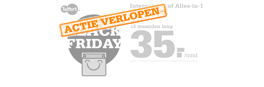  Telecombinatie Black Friday-deal: Telfort