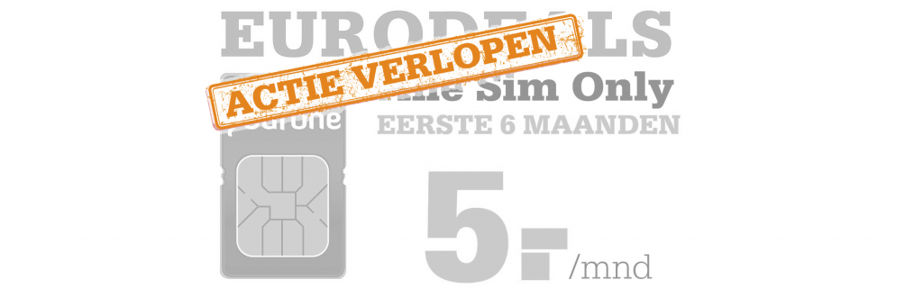 Youfone Eurodeals eerste 6 maanden 5 euro