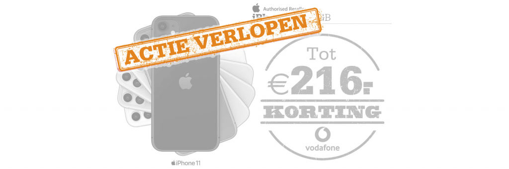 De iPhone 11: nu tot €216,- voordeel! 