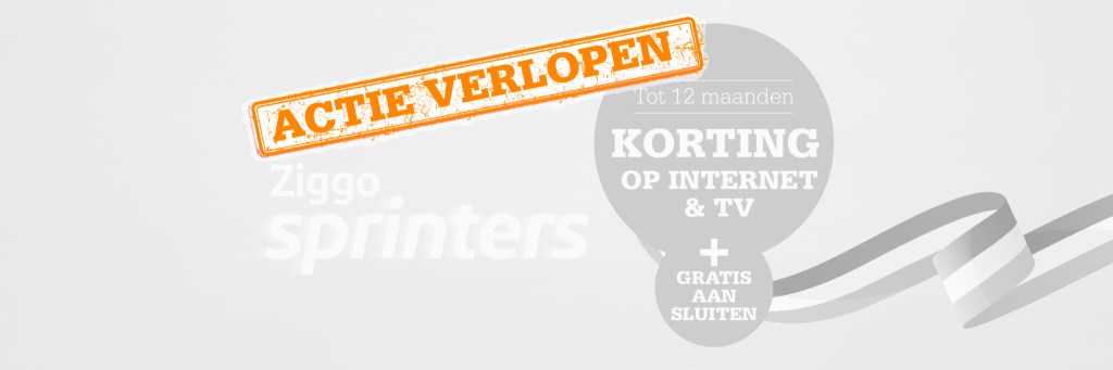 Verlopen header Ziggo Sprinters