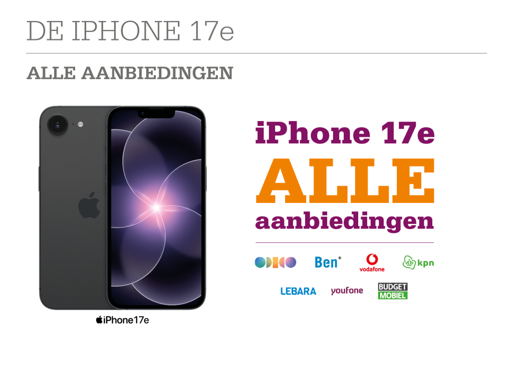 Alle aanbiedingen van de iPhone 17e Alle aanbiedingen van de iPhone 17e